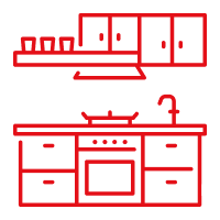 Red Kitchen Icon